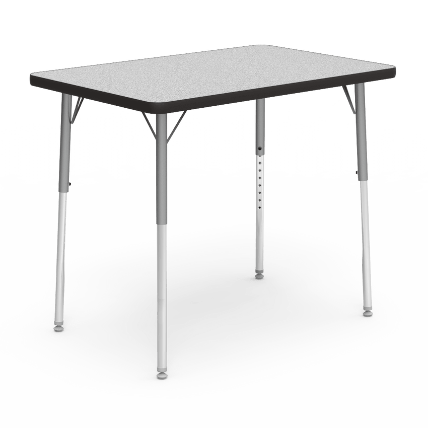 Virco 482436 - 4000 Series Rectangular Activity Table with Heavy Duty Laminate Top (24"W x 36"L x 22-30"H) - SchoolOutlet
