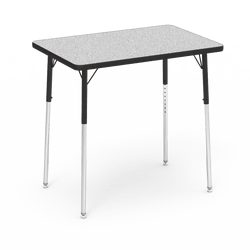 Virco 482436W - Rectangular 24" x 36" Activity Table, 1 1/8 inch Thick Laminate Top, Adjustable WheelChair Leg Height (Virco 482436W)