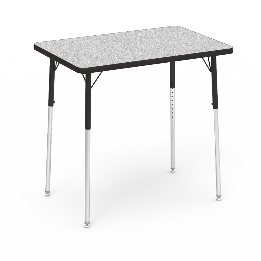 Virco 482436W - Rectangular 24" x 36" Activity Table, 1 1/8 inch Thick Laminate Top, Adjustable WheelChair Leg Height (Virco 482436W) - SchoolOutlet