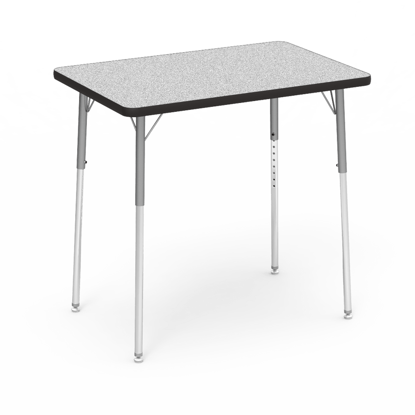 Virco 482436W - Rectangular 24" x 36" Activity Table, 1 1/8 inch Thick Laminate Top, Adjustable WheelChair Leg Height (Virco 482436W) - SchoolOutlet