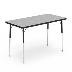Virco 482448 - Virco 4000 Series Rectangular Activity Table with Heavy Duty Laminate Top 24"W x 48"L and Adjustable Height Legs 22"-30"H)