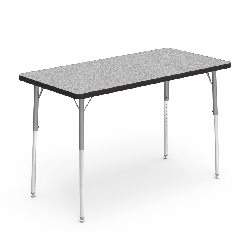 Virco 482448 - Virco 4000 Series Rectangular Activity Table with Heavy Duty Laminate Top 24"W x 48"L and Adjustable Height Legs 22"-30"H) - SchoolOutlet