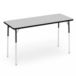 Virco 482460W- Rectangular 24" x 60" Activity Table, 1 1/8 inch Thick Laminate Top, Adjustable WheelChair Leg Height (Virco 482460W)