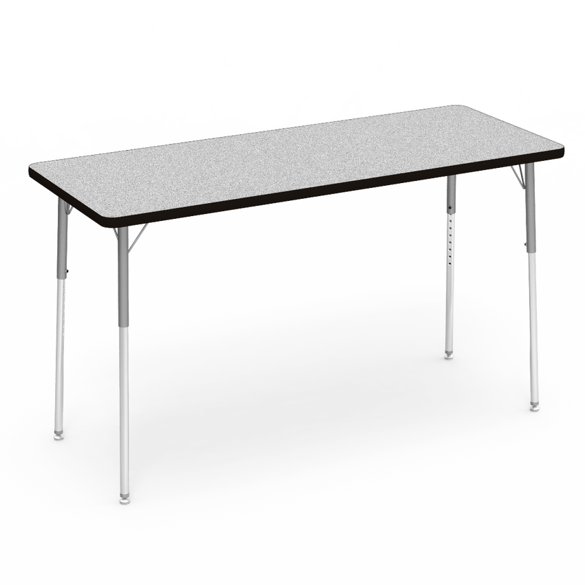 Virco 482460W- Rectangular 24" x 60" Activity Table, 1 1/8 inch Thick Laminate Top, Adjustable WheelChair Leg Height (Virco 482460W) - SchoolOutlet