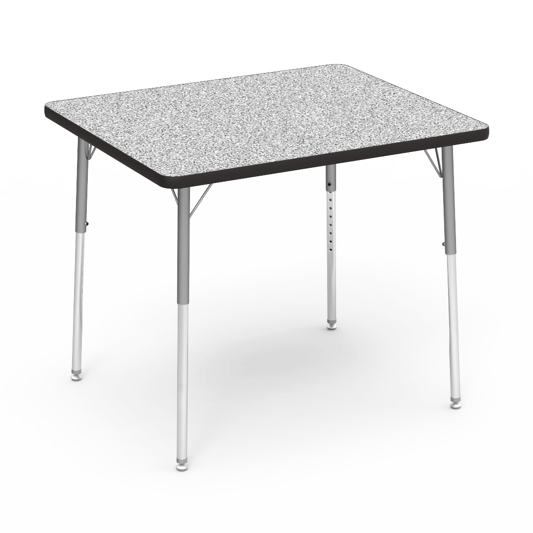 Virco 483036 - 4000 Series Rectangular Activity Table with Heavy Duty Laminate Top and Adjustable Height Legs (30"W x 36"L x 22-30"H) - SchoolOutlet
