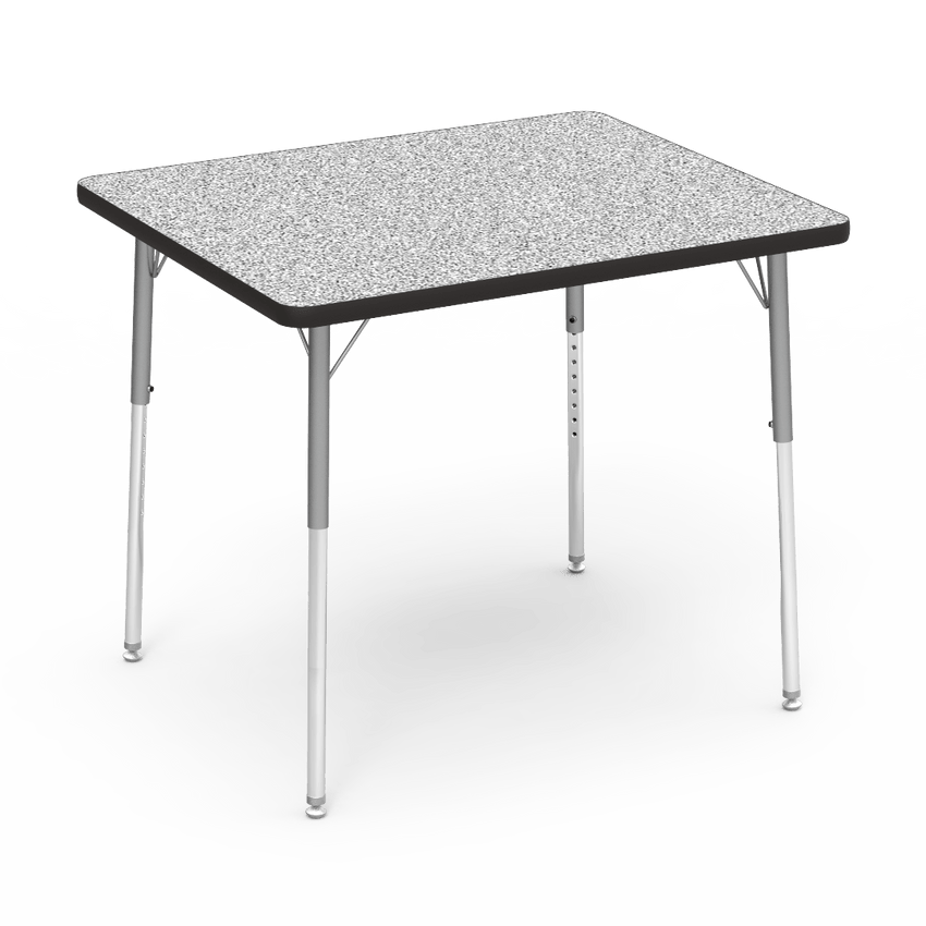 Virco 483036 - 4000 Series Rectangular Activity Table with Heavy Duty Laminate Top and Adjustable Height Legs (30"W x 36"L x 22-30"H) - SchoolOutlet