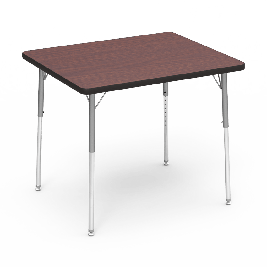 Virco 483036 - 4000 Series Rectangular Activity Table with Heavy Duty Laminate Top and Adjustable Height Legs (30"W x 36"L x 22-30"H) - SchoolOutlet