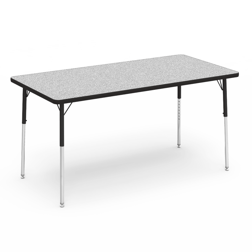 Virco 483060 - 4000 Series Rectangular Activity Table with Heavy Duty Laminate Top (30"W x 60"L x 22-30"H) - SchoolOutlet