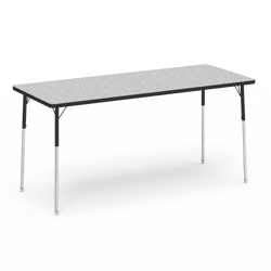 Virco 483072W- Rectangular 30" x 72" Activity Table, 1 1/8 inch Thick Laminate Top, Adjustable WheelChair Leg Height (Virco 483072W)