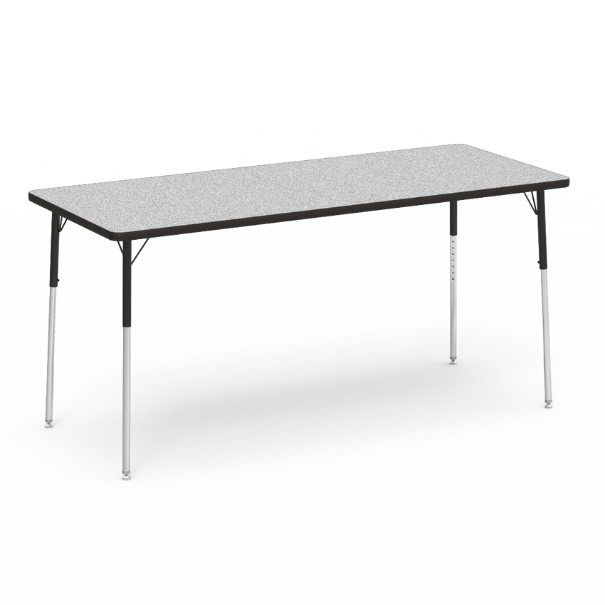 Virco 483072W- Rectangular 30" x 72" Activity Table, 1 1/8 inch Thick Laminate Top, Adjustable WheelChair Leg Height (Virco 483072W) - SchoolOutlet