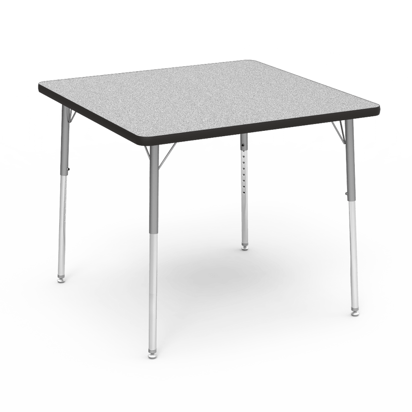 Virco 483636 - 4000 Series Square Activity Table with Heavy Duty Laminate Top (36"W x 36"L) and Adjustable Height Legs (22"-30"H) - SchoolOutlet