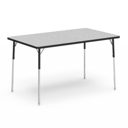 Virco 483660W- Rectangular 36" x 60" Activity Table, 1 1/8 inch Thick Laminate Top, Adjustable WheelChair Leg Height (Virco 483660W)