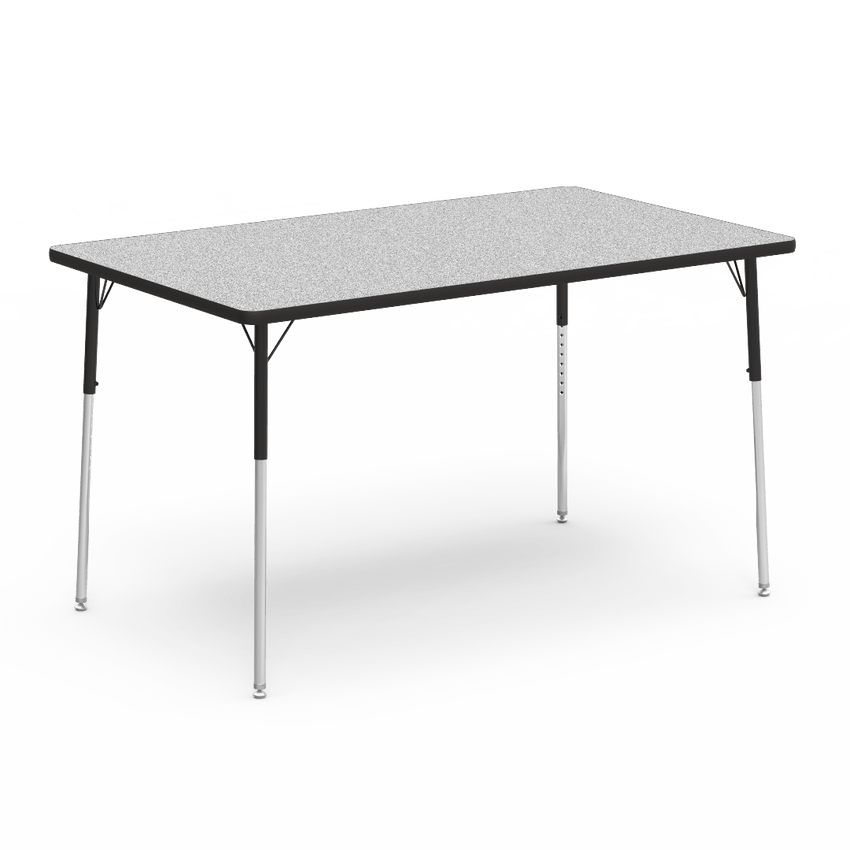Virco 483660W- Rectangular 36" x 60" Activity Table, 1 1/8 inch Thick Laminate Top, Adjustable WheelChair Leg Height (Virco 483660W) - SchoolOutlet