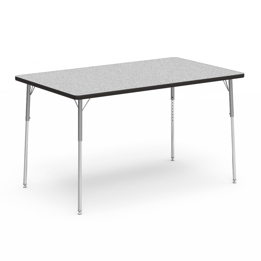 Virco 483660W- Rectangular 36" x 60" Activity Table, 1 1/8 inch Thick Laminate Top, Adjustable WheelChair Leg Height (Virco 483660W) - SchoolOutlet