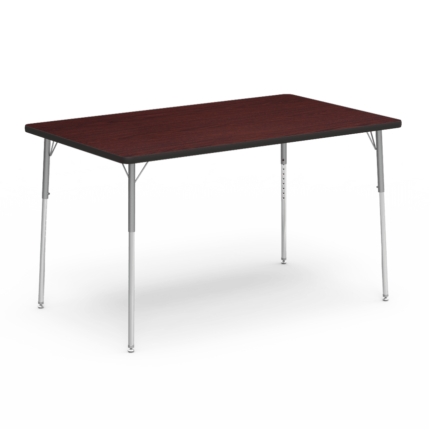 Virco 483660W- Rectangular 36" x 60" Activity Table, 1 1/8 inch Thick Laminate Top, Adjustable WheelChair Leg Height (Virco 483660W) - SchoolOutlet