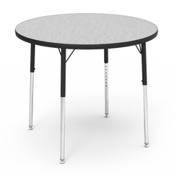 Round Activity Table with Heavy Duty Laminate Top (36" Diameter x 22-30"H)