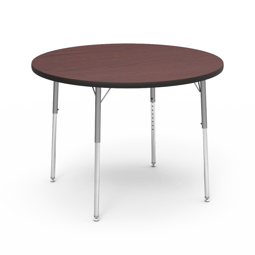 Round Activity Table with Heavy Duty Laminate Top (42" Diameter x 22-30"H) - SchoolOutlet