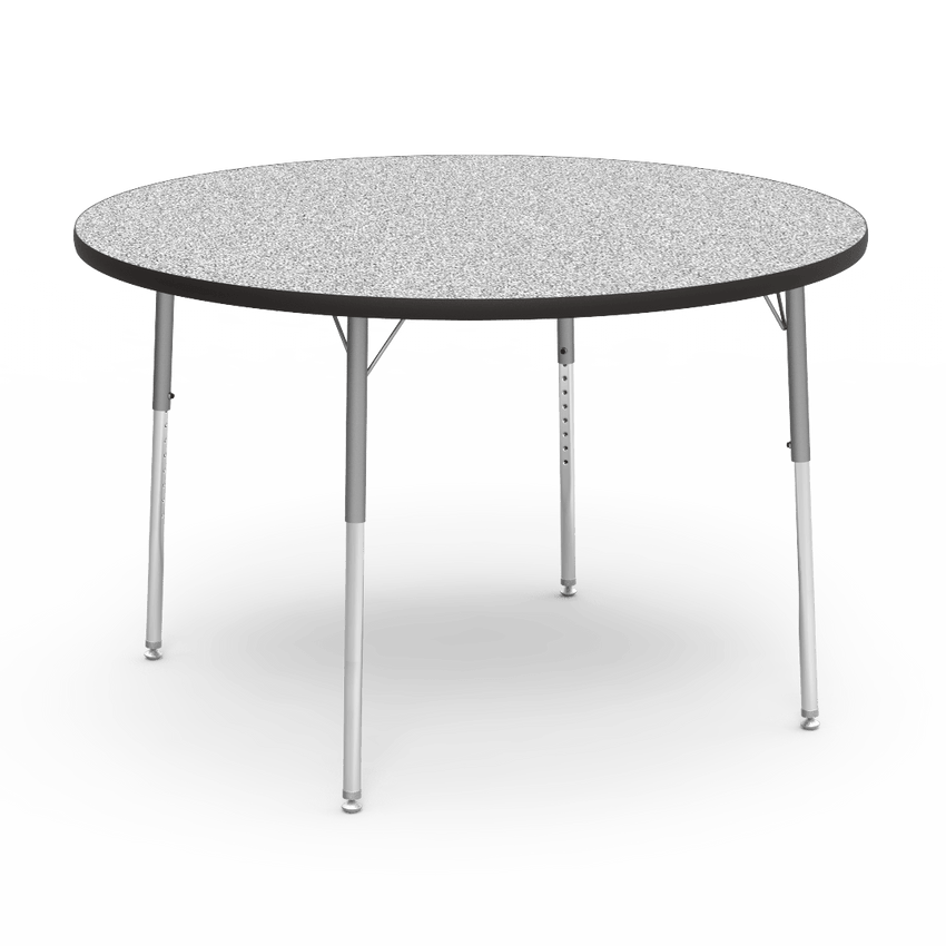 Virco 4848R - 4000 Series Round Activity Table with Heavy Duty Laminate Top (48" Diameter x 22-30"H) - SchoolOutlet