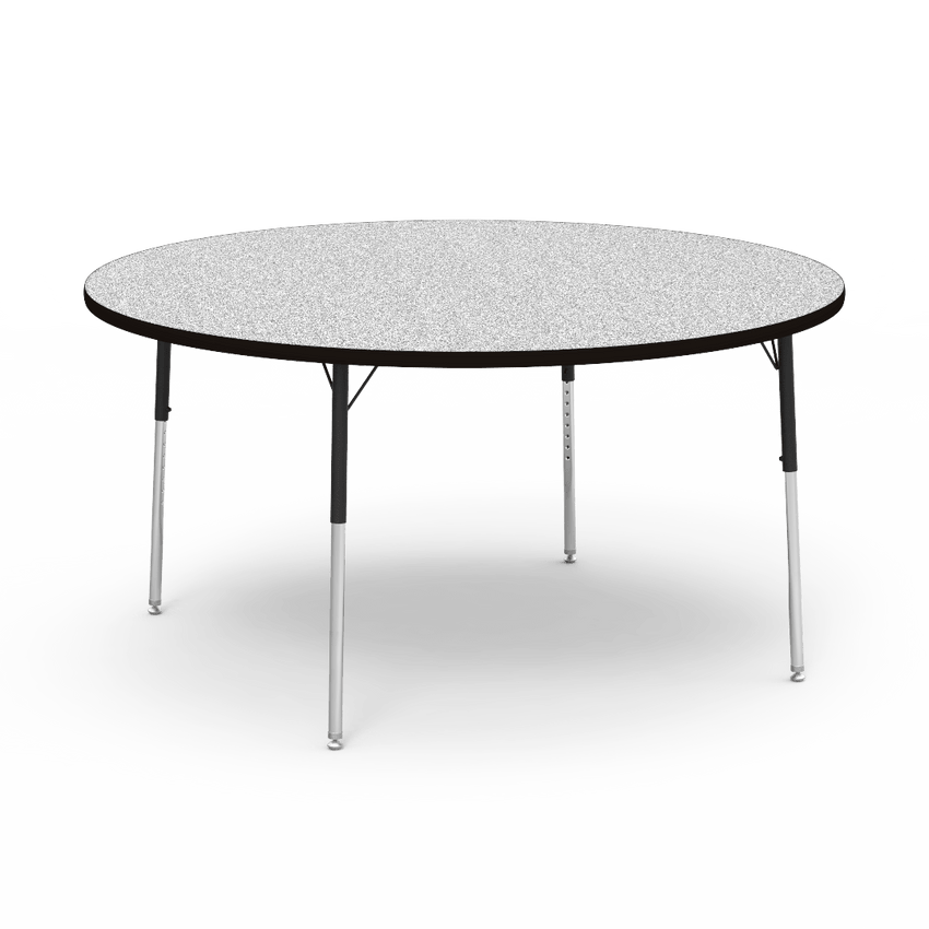 Virco 4860R - 4000 Series Round Activity Table with Heavy Duty Laminate Top (60" Diameter x 22-30"H) - SchoolOutlet