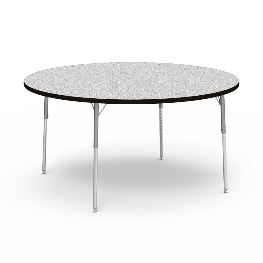 Virco 4860R - 4000 Series Round Activity Table with Heavy Duty Laminate Top (60" Diameter x 22-30"H) - SchoolOutlet