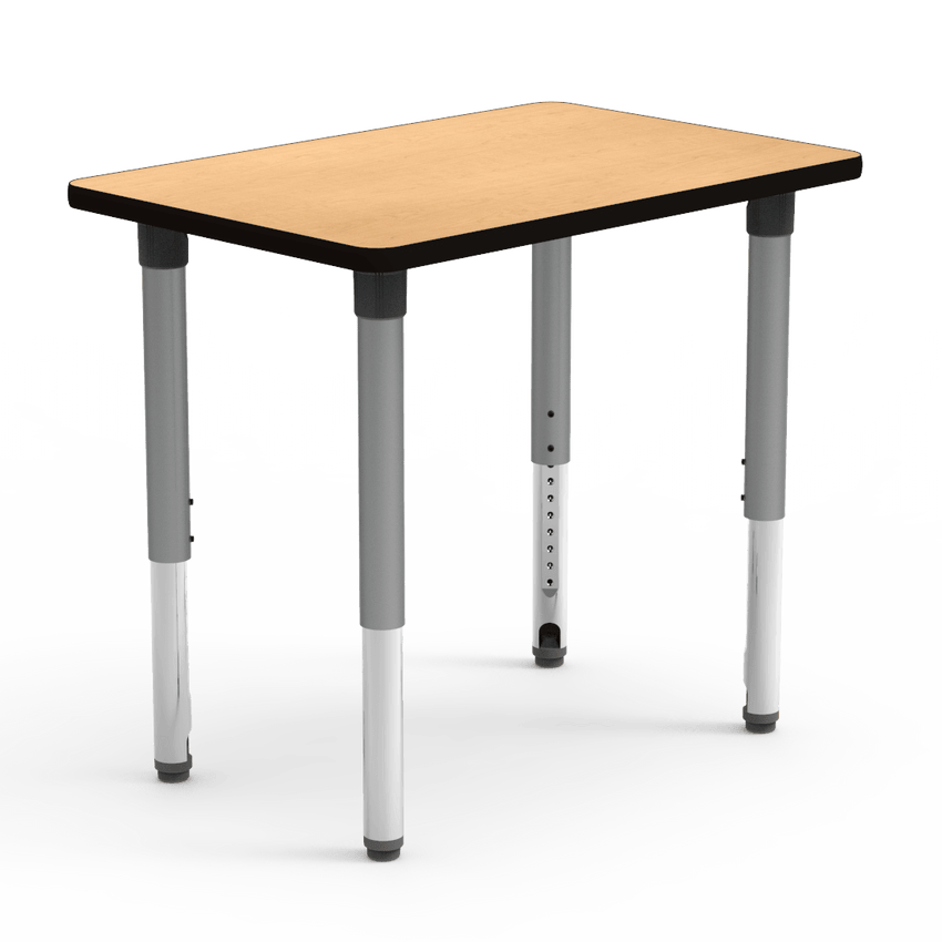 Virco 502436ADJ - Virco 5000 Series Adjustable Height Rectangle Activity Table (24"W x 36"L x 24"-32"H)) - SchoolOutlet