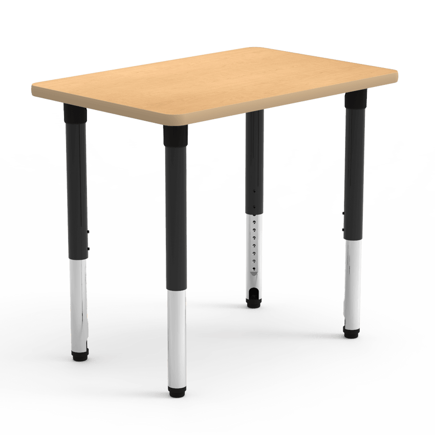 Virco 502436ADJ - Virco 5000 Series Adjustable Height Rectangle Activity Table (24"W x 36"L x 24"-32"H)) - SchoolOutlet
