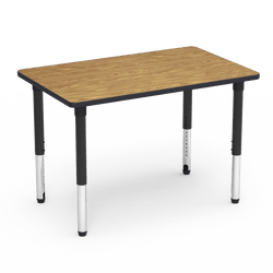 Virco 503048ADJ - 5000 Series Activity Table, 30" x 48" Rectangle Top (Virco 503048ADJ)