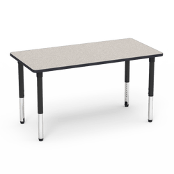 Virco 503060ADJ - 5000 Series Rectangle Activity Table (30"W x 60"L) with Adjustable Height Legs (24"-32"H)