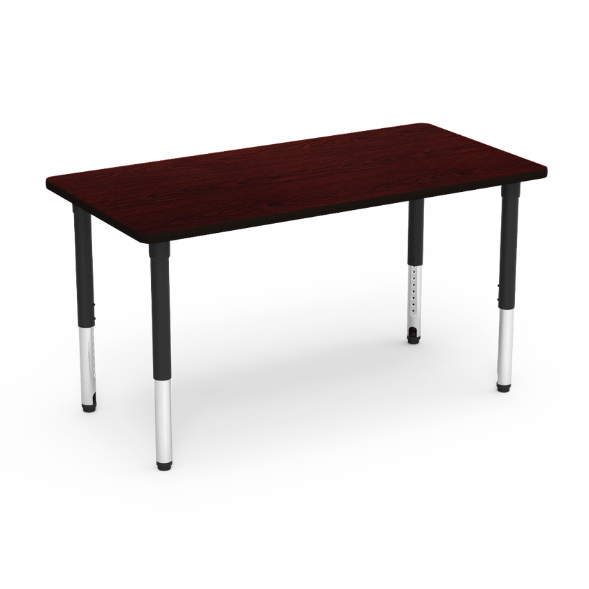 Virco 503060ADJ - 5000 Series Rectangle Activity Table (30"W x 60"L) with Adjustable Height Legs (24"-32"H) - SchoolOutlet