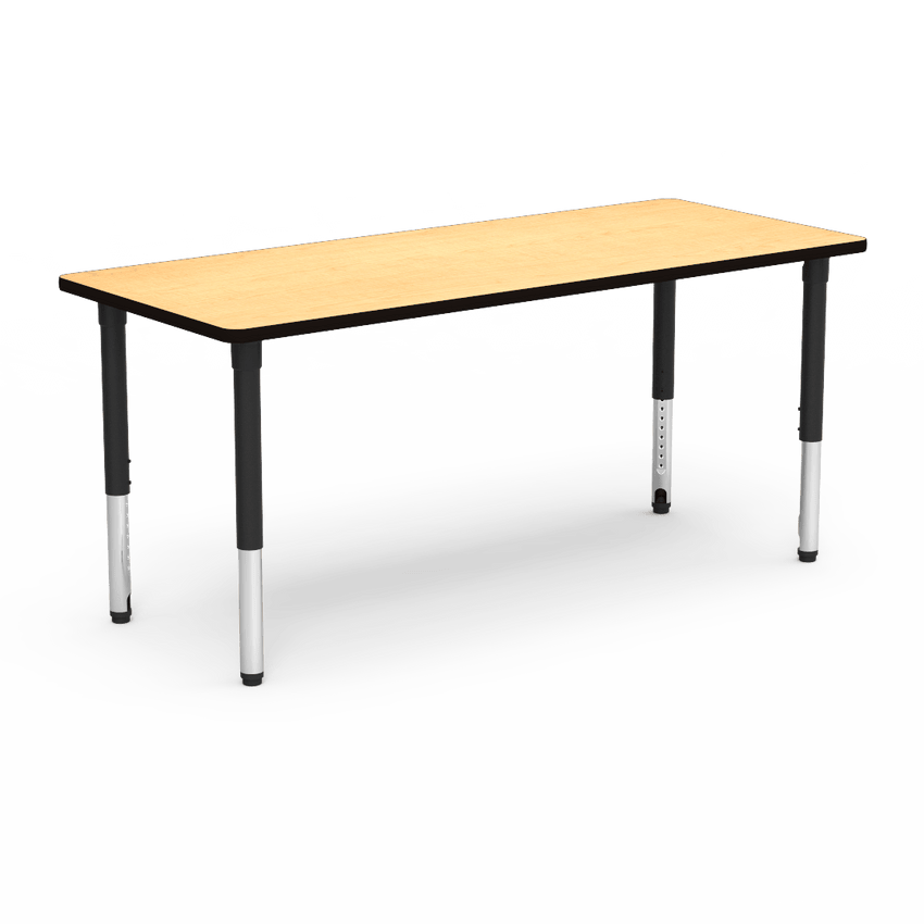 Virco 503072ADJ - 5000 Series Rectangle Activity Table (30" x 72") with Adjustable Height Legs (24"-32"H) - SchoolOutlet