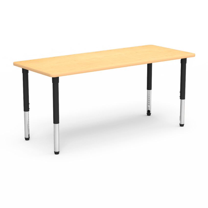 Virco 503072ADJ - 5000 Series Rectangle Activity Table (30" x 72") with Adjustable Height Legs (24"-32"H) - SchoolOutlet