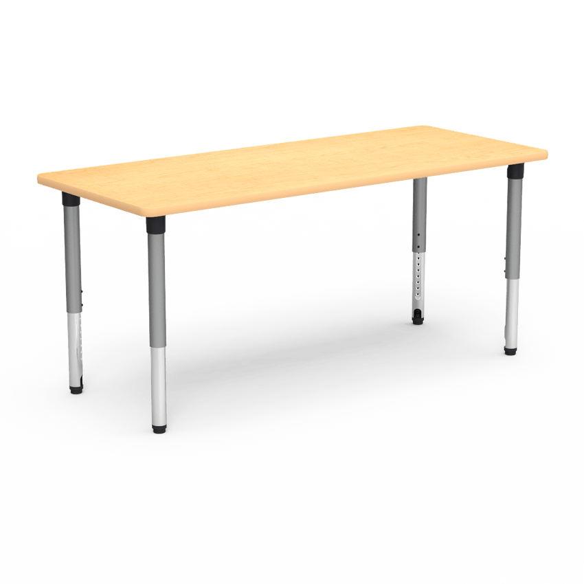 Virco 503072ADJ - 5000 Series Rectangle Activity Table (30" x 72") with Adjustable Height Legs (24"-32"H) - SchoolOutlet