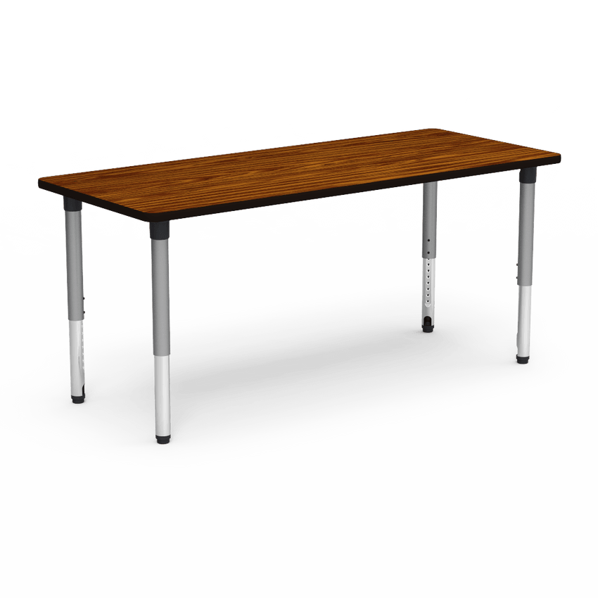 Virco 503072ADJ - 5000 Series Rectangle Activity Table (30" x 72") with Adjustable Height Legs (24"-32"H) - SchoolOutlet