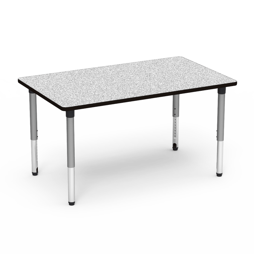 Virco 503660ADJ - 5000 Series Activity Table, 36" x 60" Rectangle Top and Adjustable Height Legs (24"-32") - SchoolOutlet