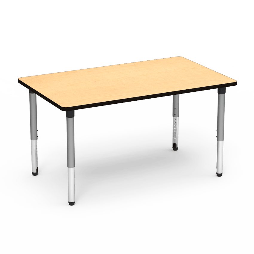 Virco 503660ADJ - 5000 Series Activity Table, 36" x 60" Rectangle Top and Adjustable Height Legs (24"-32") - SchoolOutlet