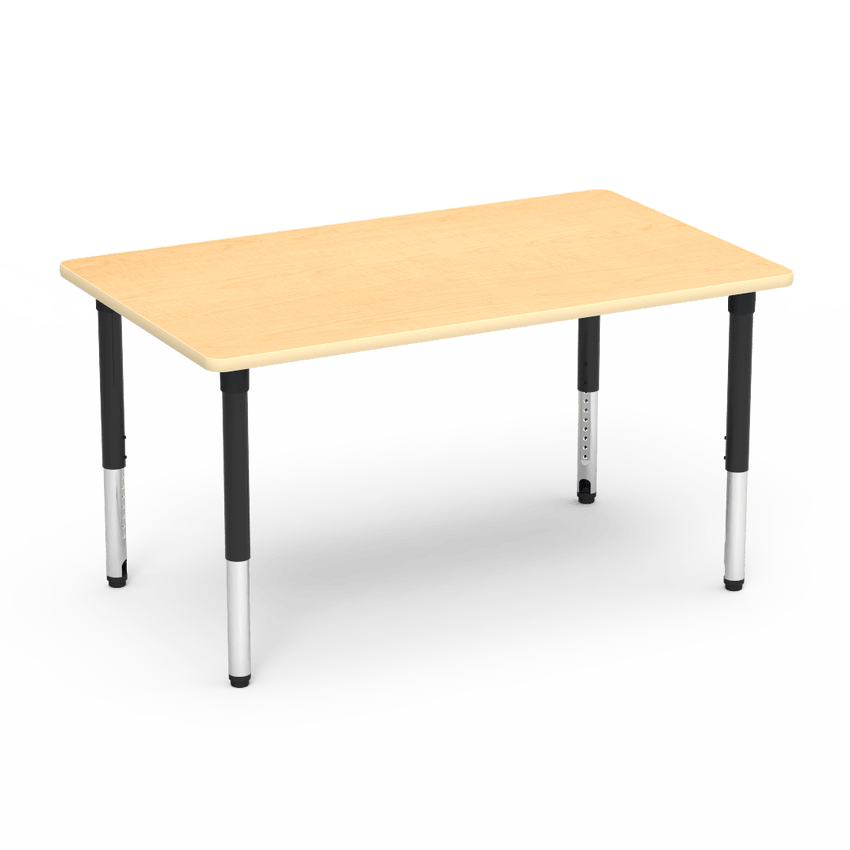 Virco 503660ADJ - 5000 Series Activity Table, 36" x 60" Rectangle Top and Adjustable Height Legs (24"-32") - SchoolOutlet