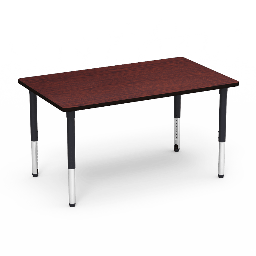Virco 503660ADJ - 5000 Series Activity Table, 36" x 60" Rectangle Top and Adjustable Height Legs (24"-32") - SchoolOutlet