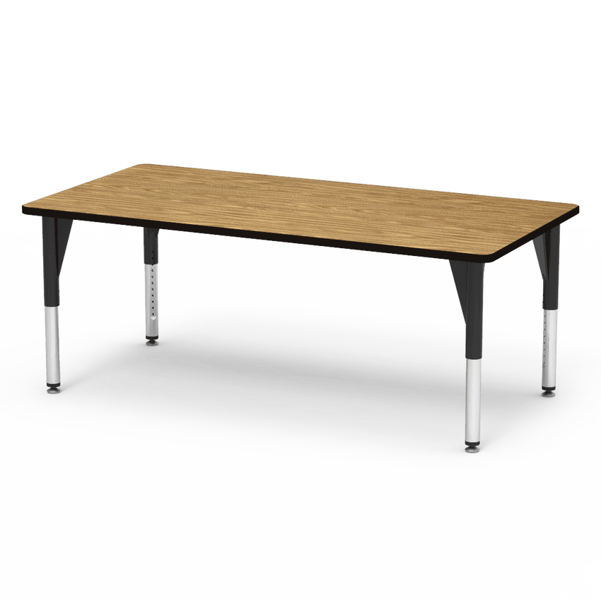 Virco 503672ADJ - 5000 Series Activity Table, 36" x 72" Rectangle Top (Virco 503672ADJ) - SchoolOutlet