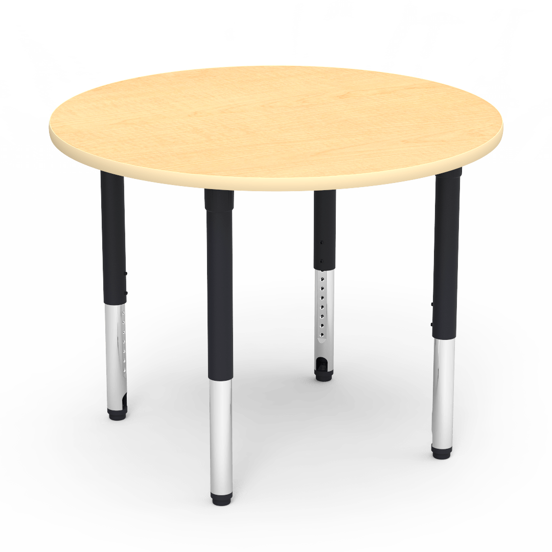 Virco 5042RADJ - 5000 Series Activity Table, 42" Round Top (Virco 5042RADJ) - SchoolOutlet