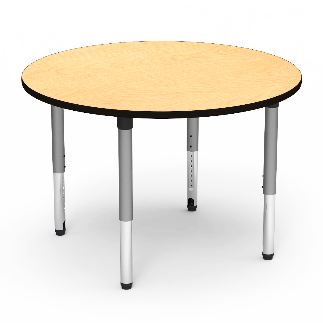 Virco 5048RADJ - 5000 Series Activity Table, 48" Round Top (Virco 5048RADJ) - SchoolOutlet
