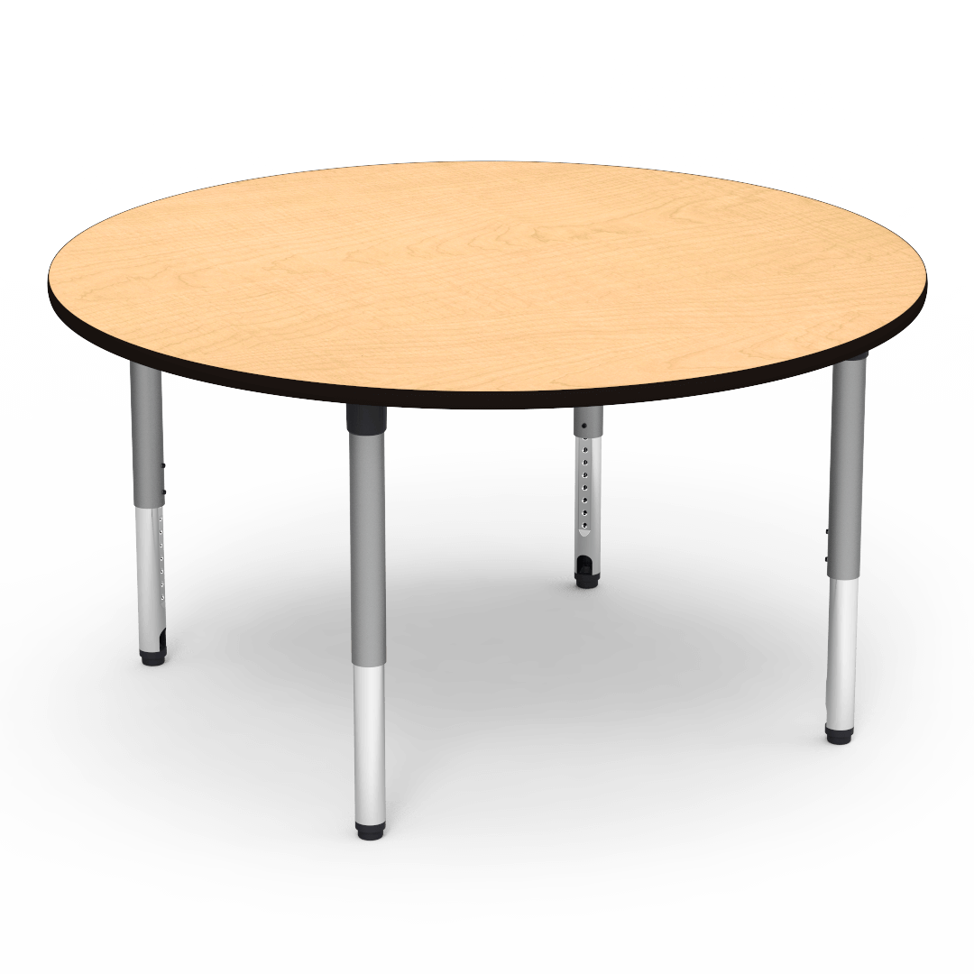 Virco 5060RADJ - 5000 Series Activity Table, 60" Round Top (Virco 5060RADJ) - SchoolOutlet