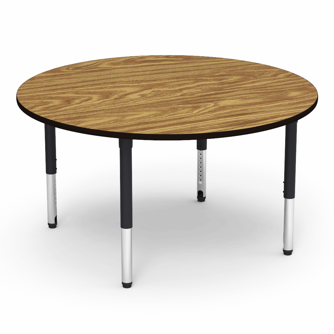 Virco 5060RADJ - 5000 Series Activity Table, 60" Round Top (Virco 5060RADJ) - SchoolOutlet
