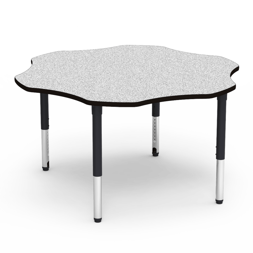 Virco 50FLOW60ADJ - 5000 Series Activity Table, 60" Flower Top (Virco 50FLOW60ADJ) - SchoolOutlet