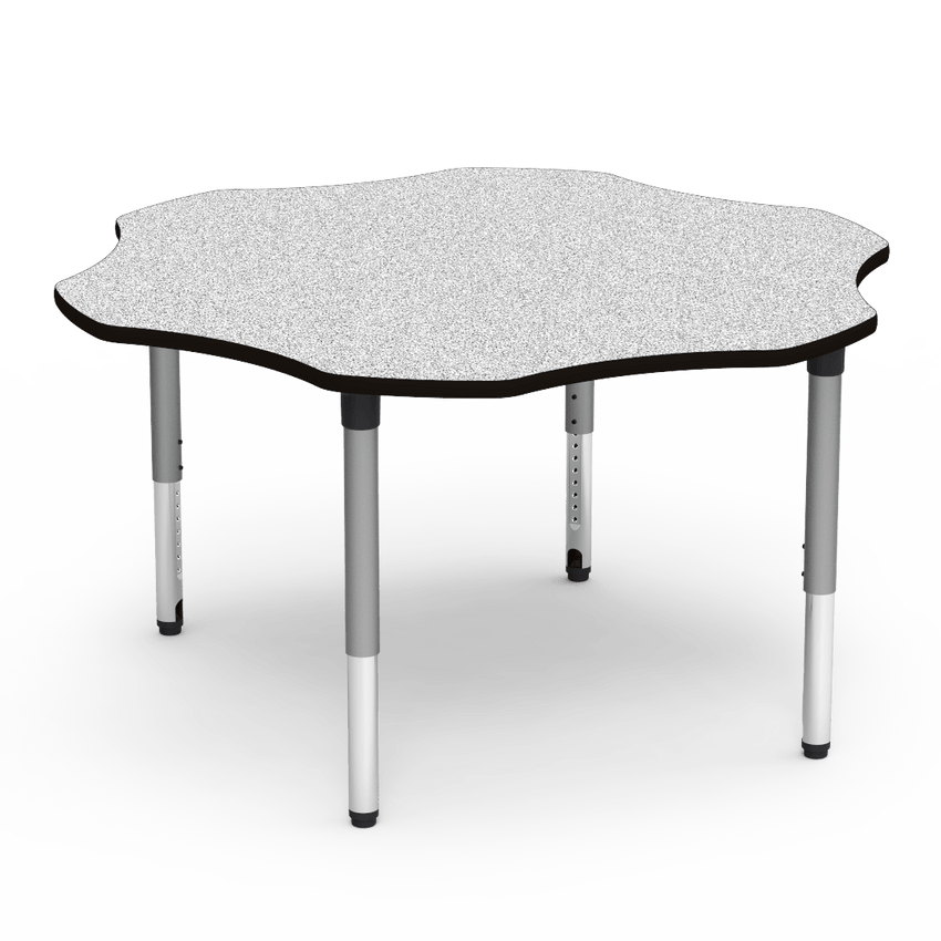 Virco 50FLOW60ADJ - 5000 Series Activity Table, 60" Flower Top (Virco 50FLOW60ADJ) - SchoolOutlet