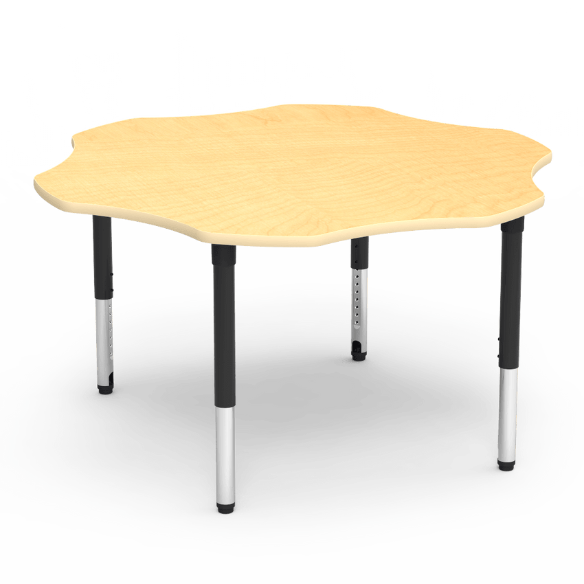 Virco 50FLOW60ADJ - 5000 Series Activity Table, 60" Flower Top (Virco 50FLOW60ADJ) - SchoolOutlet