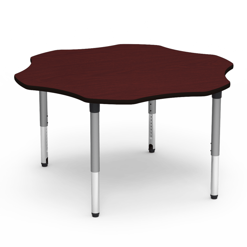 Virco 50FLOW60ADJ - 5000 Series Activity Table, 60" Flower Top (Virco 50FLOW60ADJ) - SchoolOutlet
