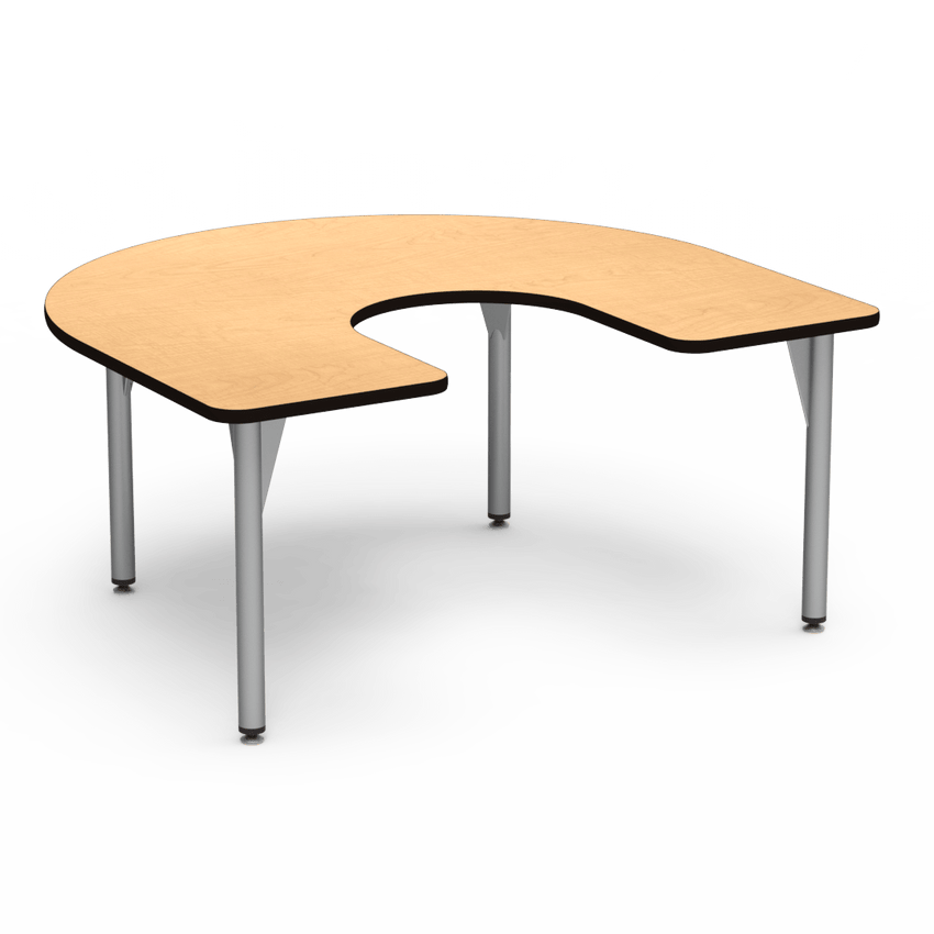 Virco 50HORSE6030 - 5000 Series Activity Table, 60" x 66" Horseshoe Top and 30" Height - SchoolOutlet