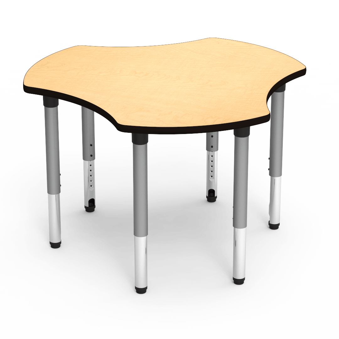 Virco 50HUB48ADJ - 5000 Series Hub Activity Table - 48" (Virco 50HUB48ADJ) - SchoolOutlet