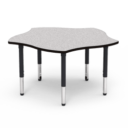 Virco 50PIN60ADJ - 5000 Series Activity Table, 60" Pinwheel Top (Virco 50PIN60ADJ)