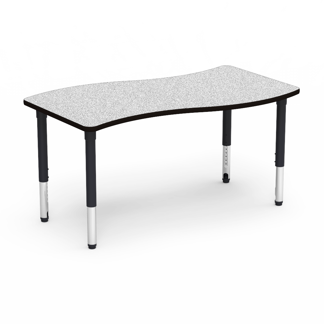 Virco 50SL3060ADJ - 5000 Series Activity Table, 30"W x 60"L x 24"-32"H Slide Top - SchoolOutlet